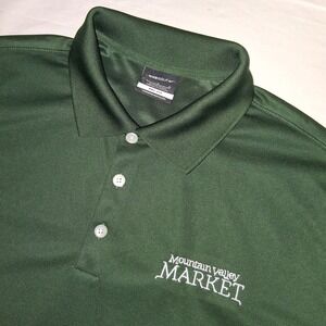 Nike Golf Dri-FIT Polo Shirt Mens Large Green Mountain Valley Market